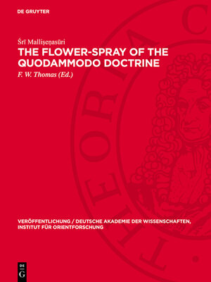 cover image of The Flower-Spray of the Quodammodo Doctrine